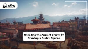 Ancient picture of Bhaktapur Durbar Square